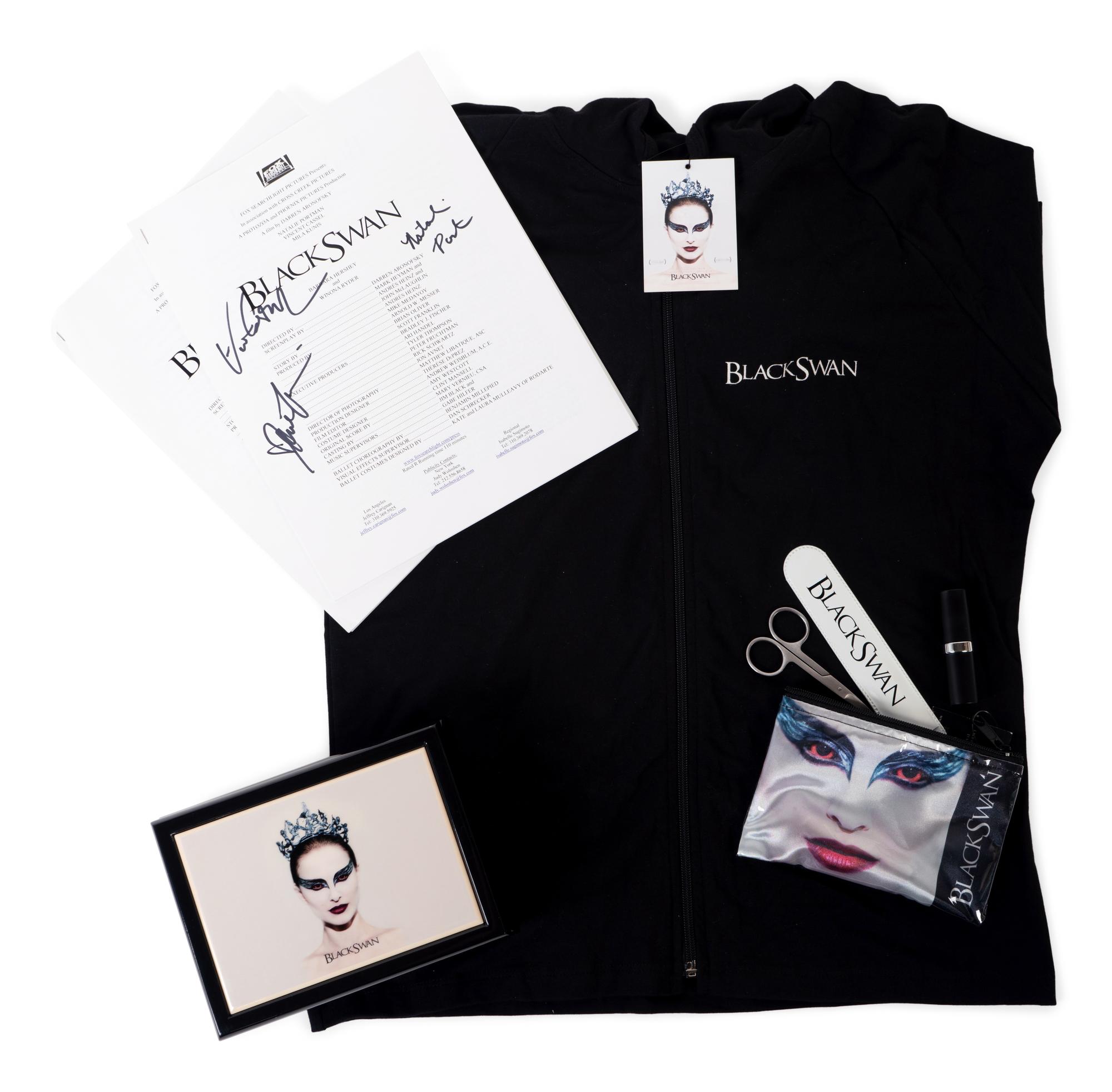 (Film Memorabilia) A group of 5 pieces of memorabilia from Black Swan . Fox Searchlight Pictures, 2010; comprising: