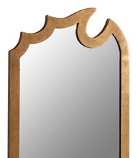 A Pair of Gilt Metal Katie Mirrors