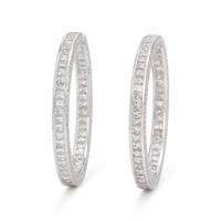 DIAMOND HOOP EARRINGS
