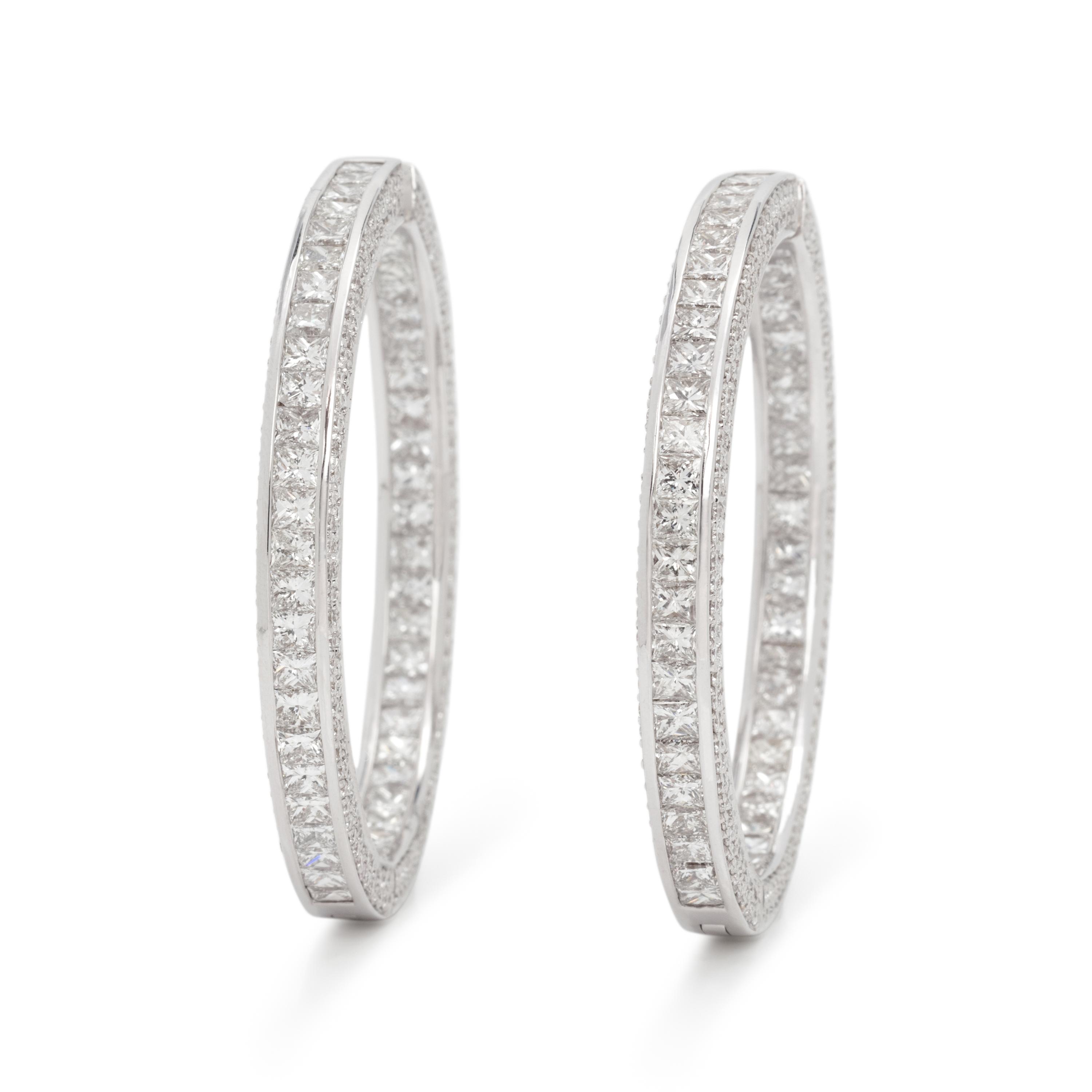 DIAMOND HOOP EARRINGS