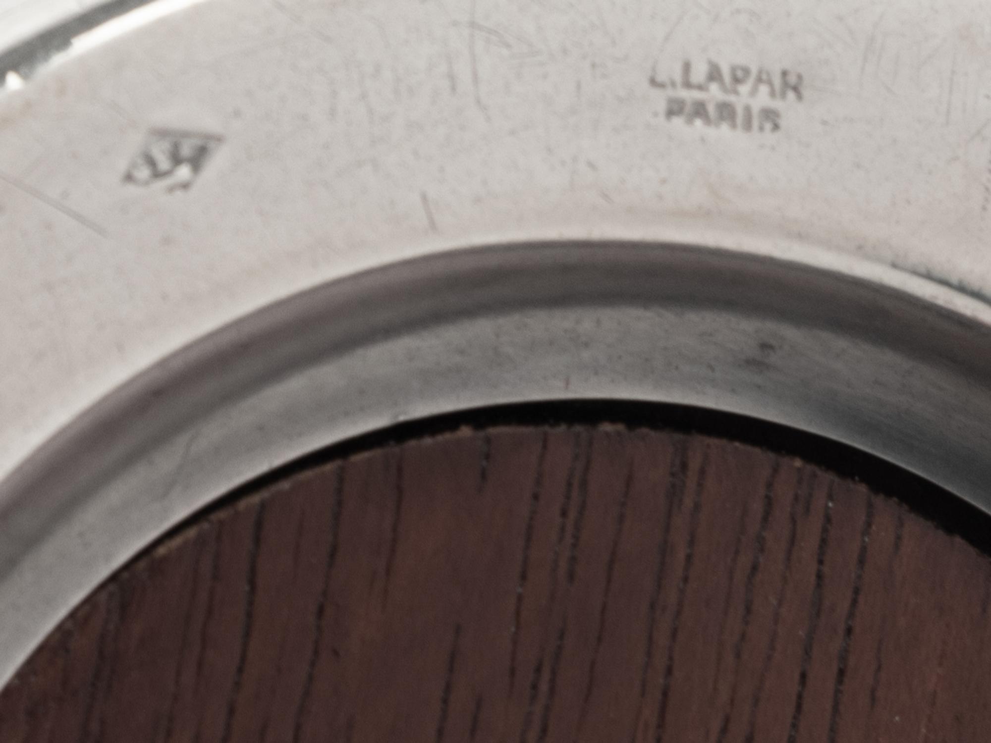 A Set of Six French Silver-Plate Coasters by Georges Fouquet-Lapar