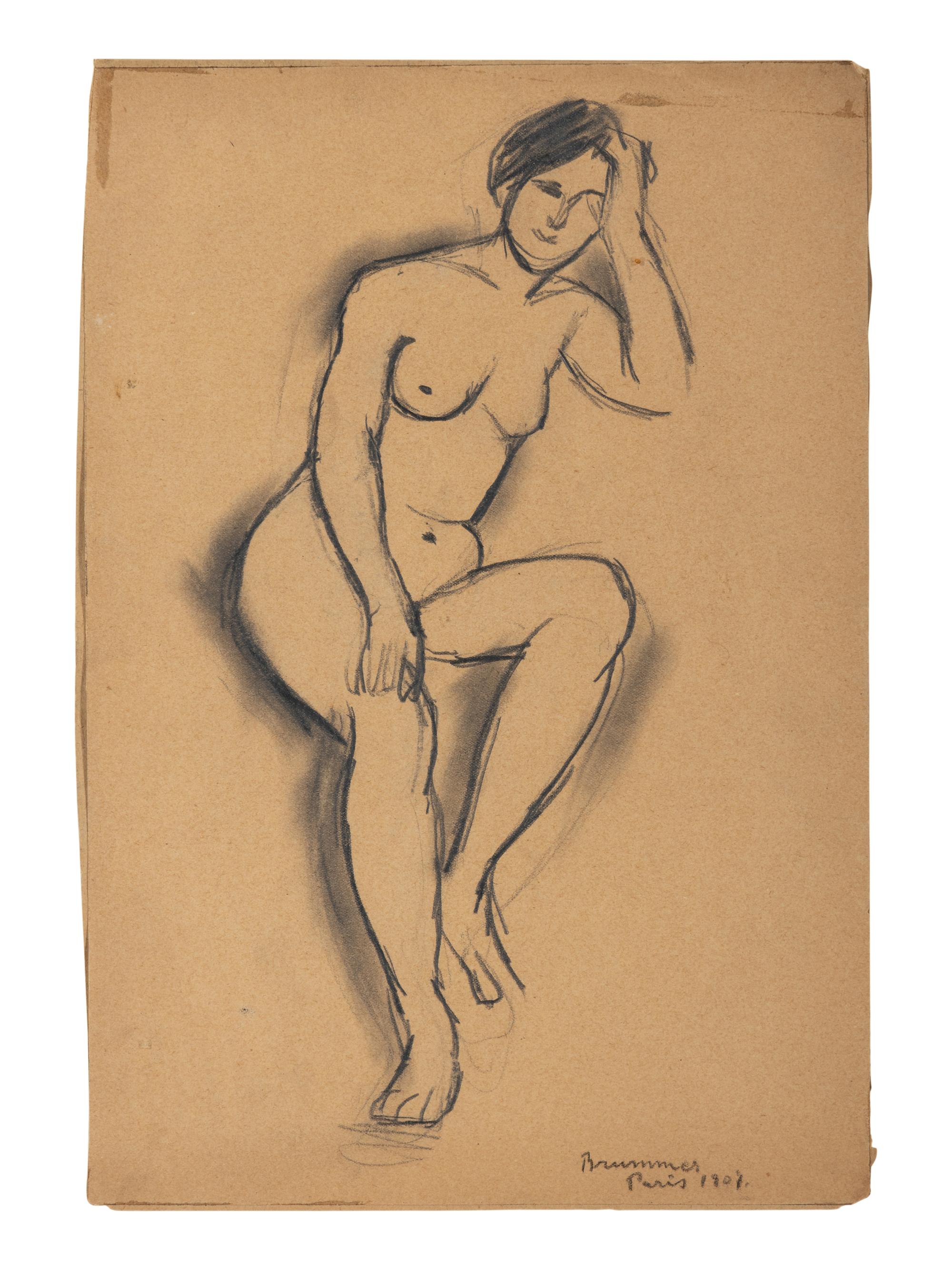 A Set of 15 Framed Figure Studies by Joseph Brummer