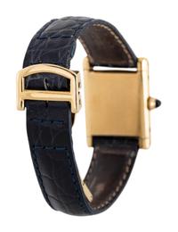 CARTIER NEW YORK, 18K YELLOW GOLD 'TANK' WATCH WITH AUDEMARS PIGUET MOVEMENT AND CARTIER DEPLOYANT BUCKLE