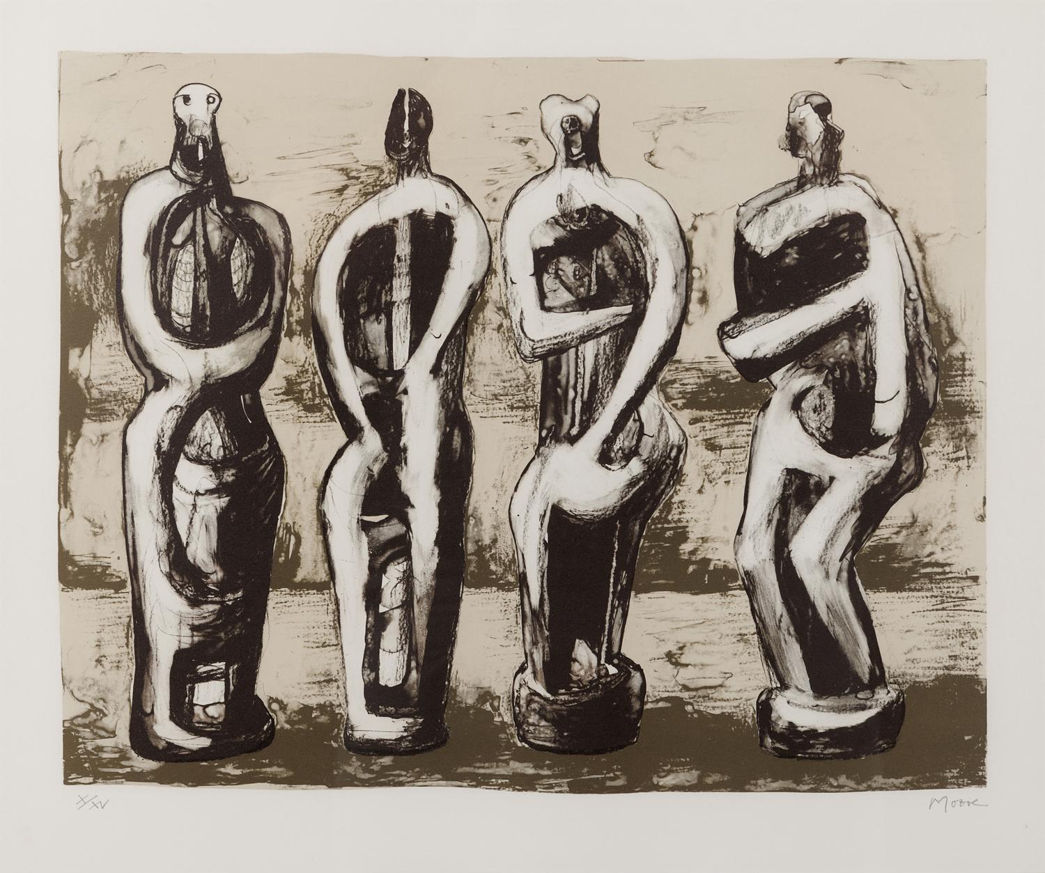 Four Standing Figures