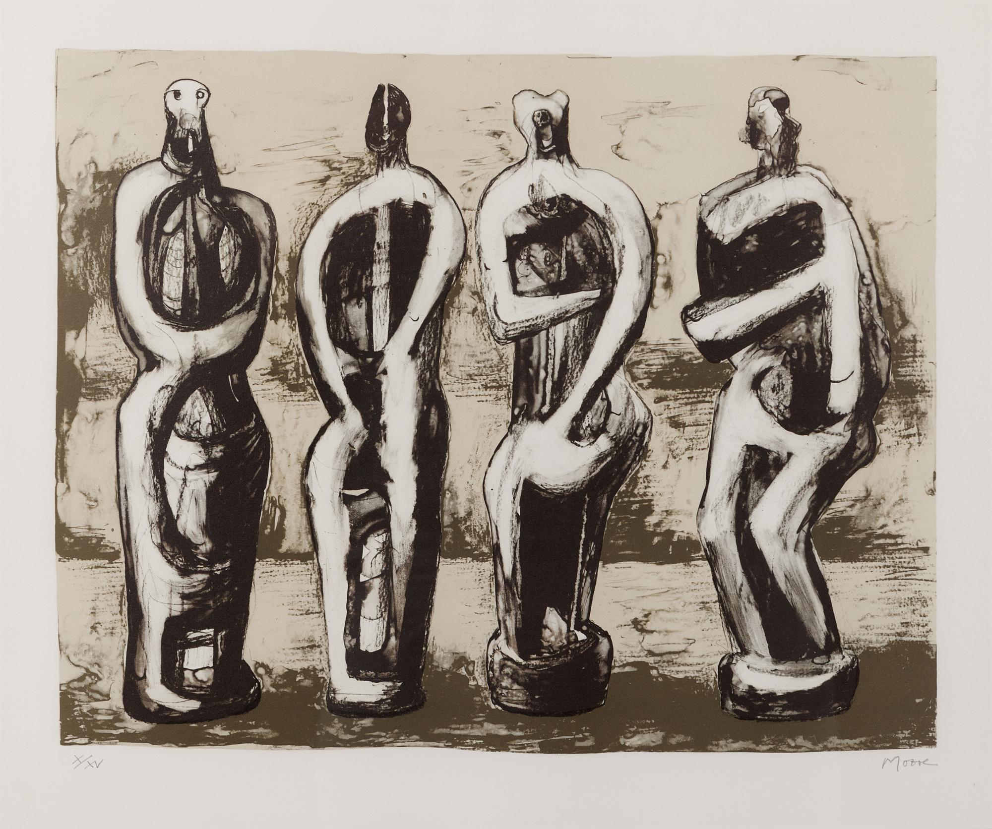 Four Standing Figures