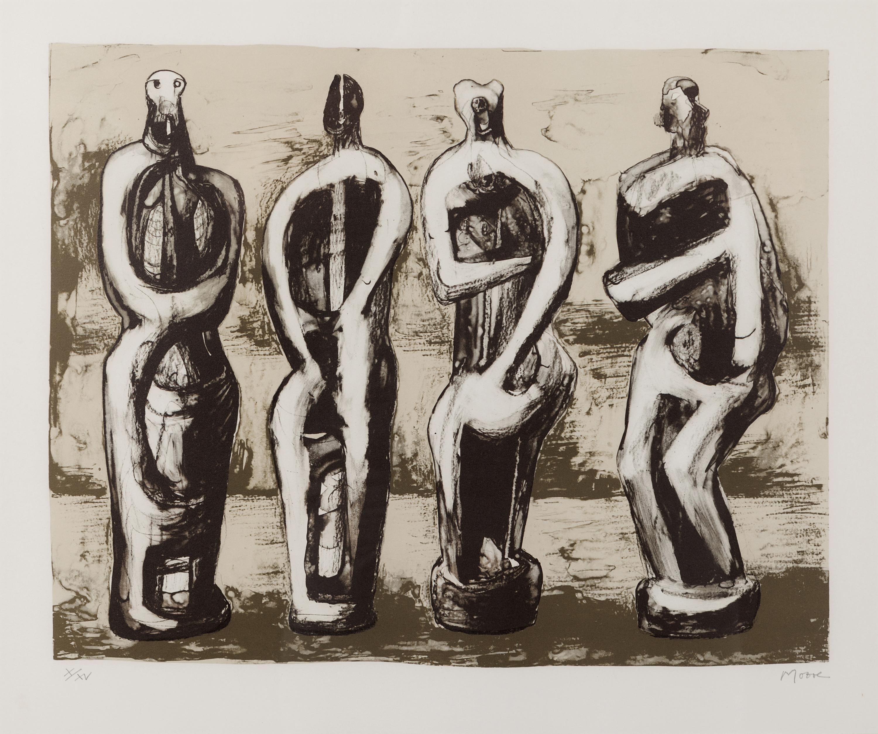 Four Standing Figures