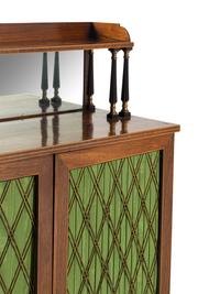 A Pair of Regency Brass-Mounted Rosewood Chiffoniers