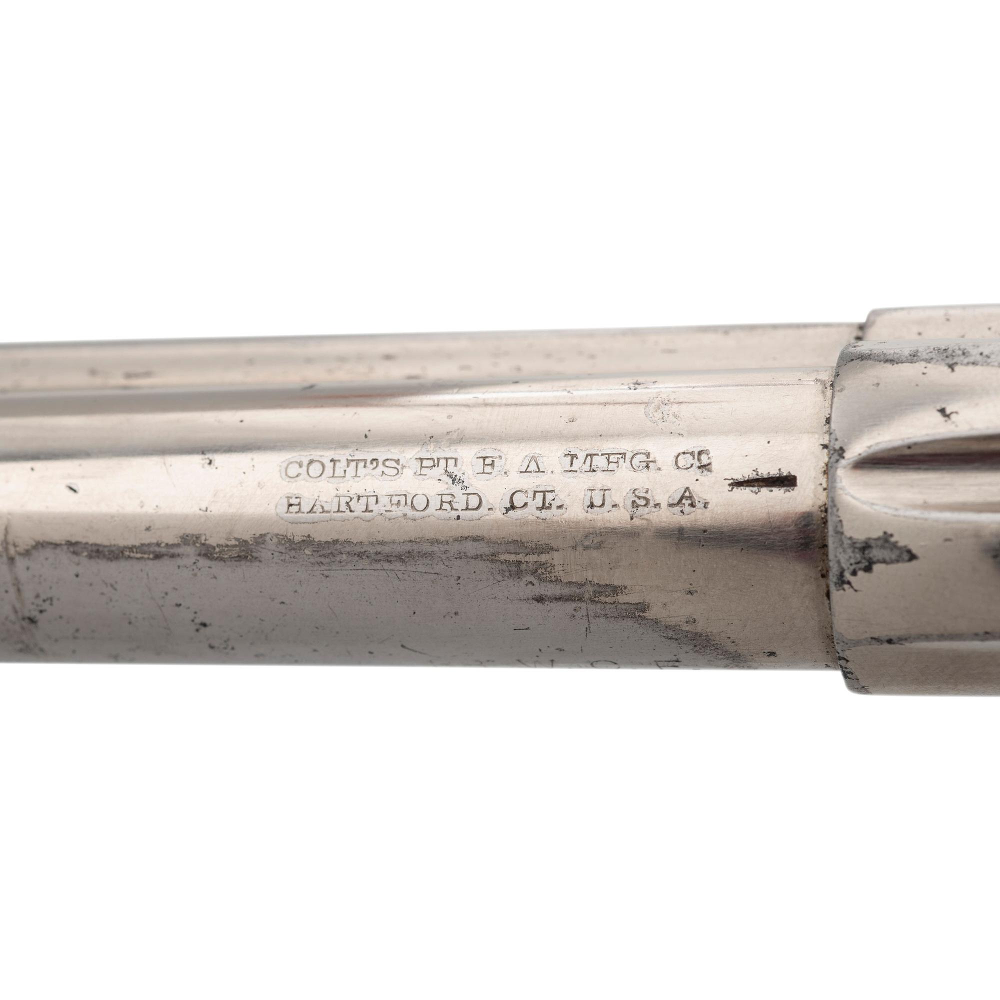 RAC Inspected Colt Single Action Army Revolver US Contract Overrun in .38-40 - Published in Multiple References