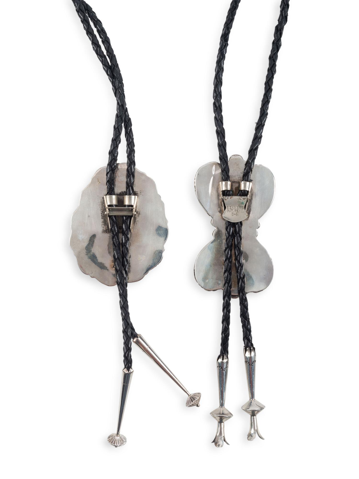 Navajo Silver and Turquoise Bolo Ties