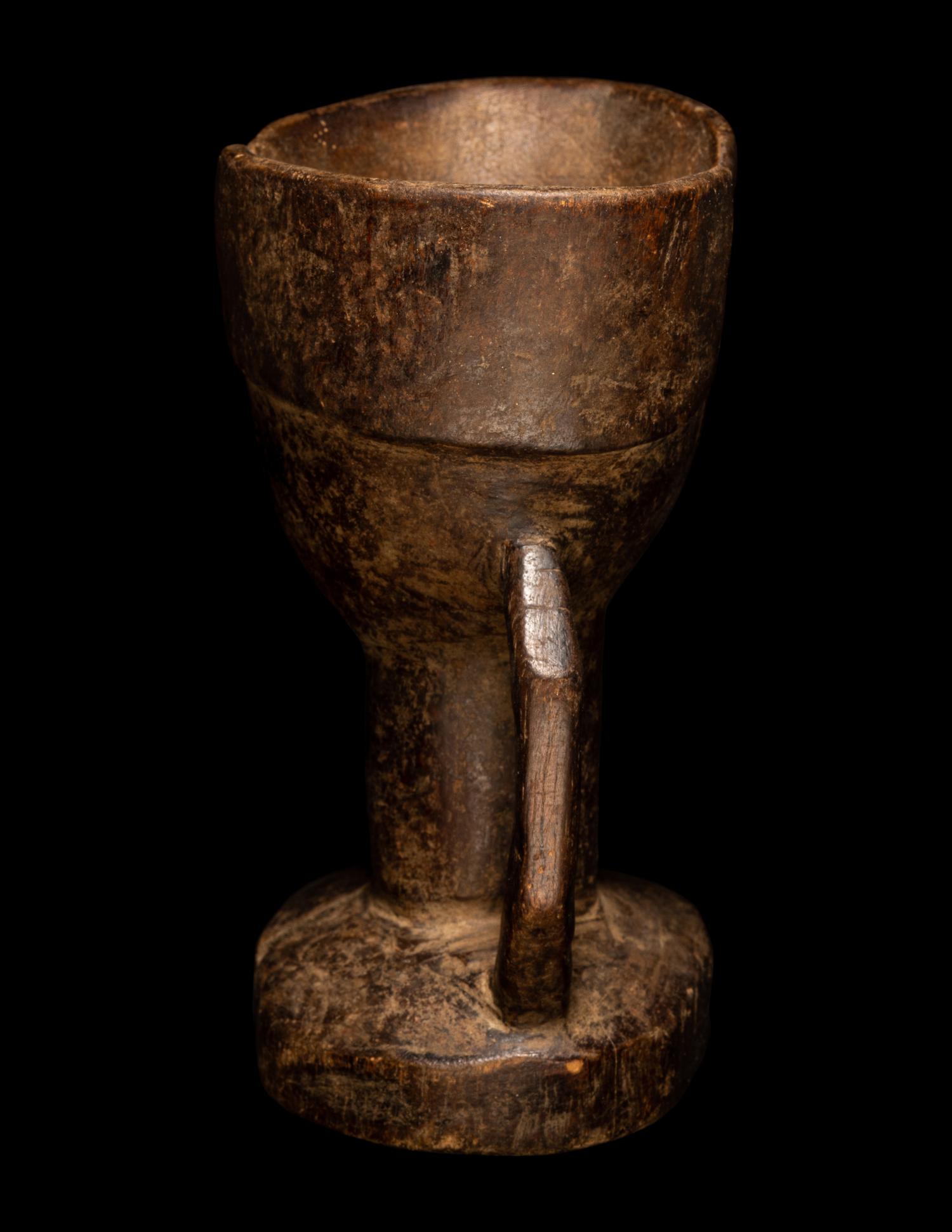 A Kuba Wood Drinking Cup