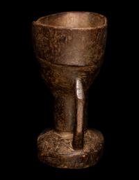 A Kuba Wood Drinking Cup