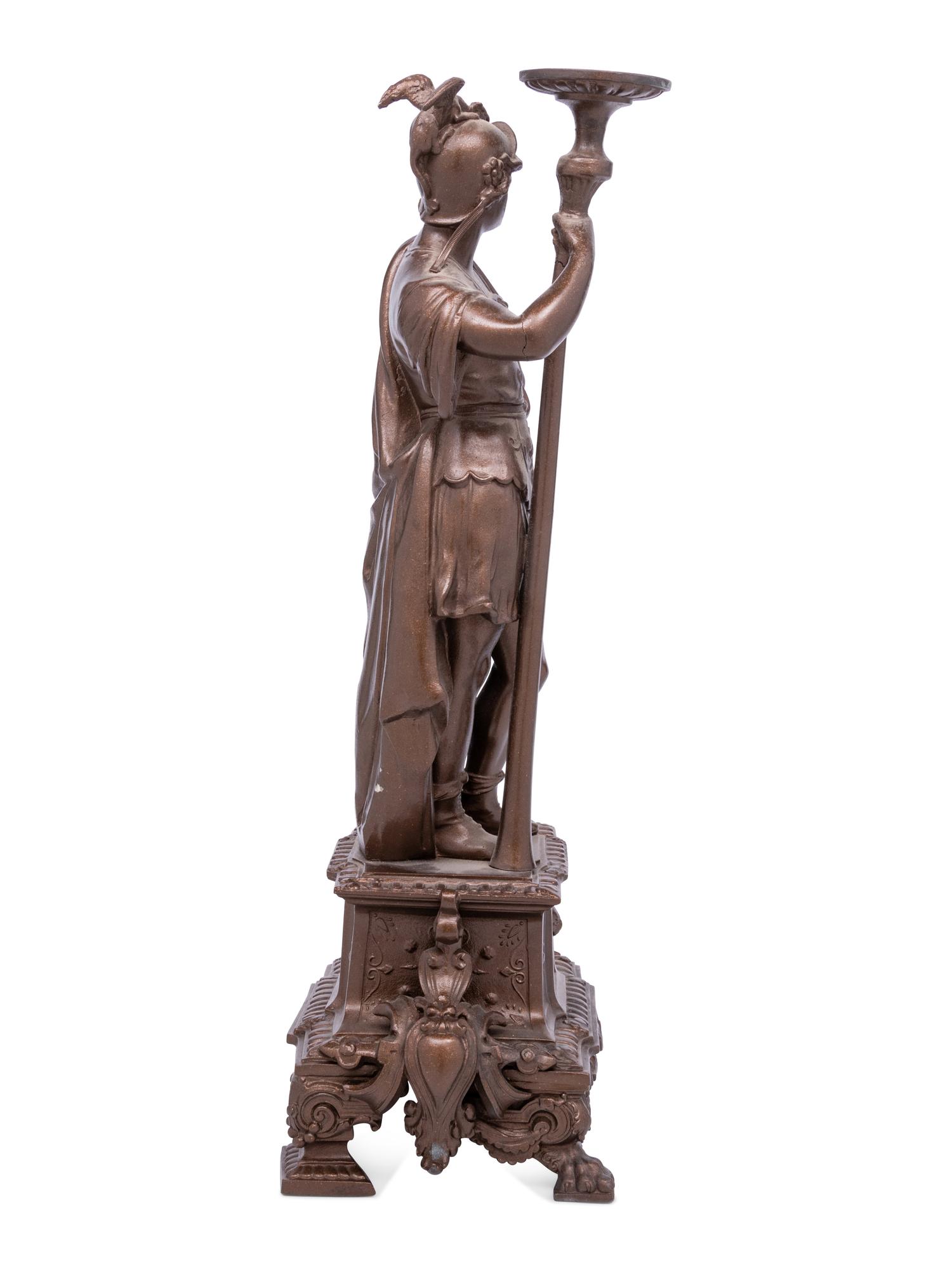 A French Cast Metal Figure of Mars