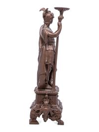 A French Cast Metal Figure of Mars