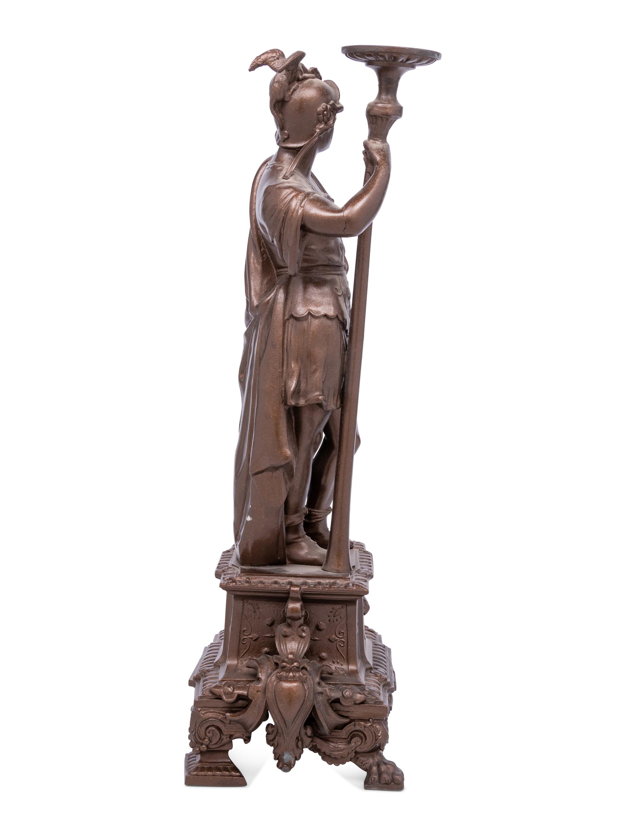 A French Cast Metal Figure of Mars