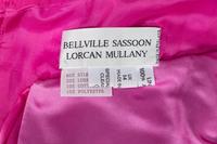 Belleville Sassoon Loran Mullany Pink Satin Gown