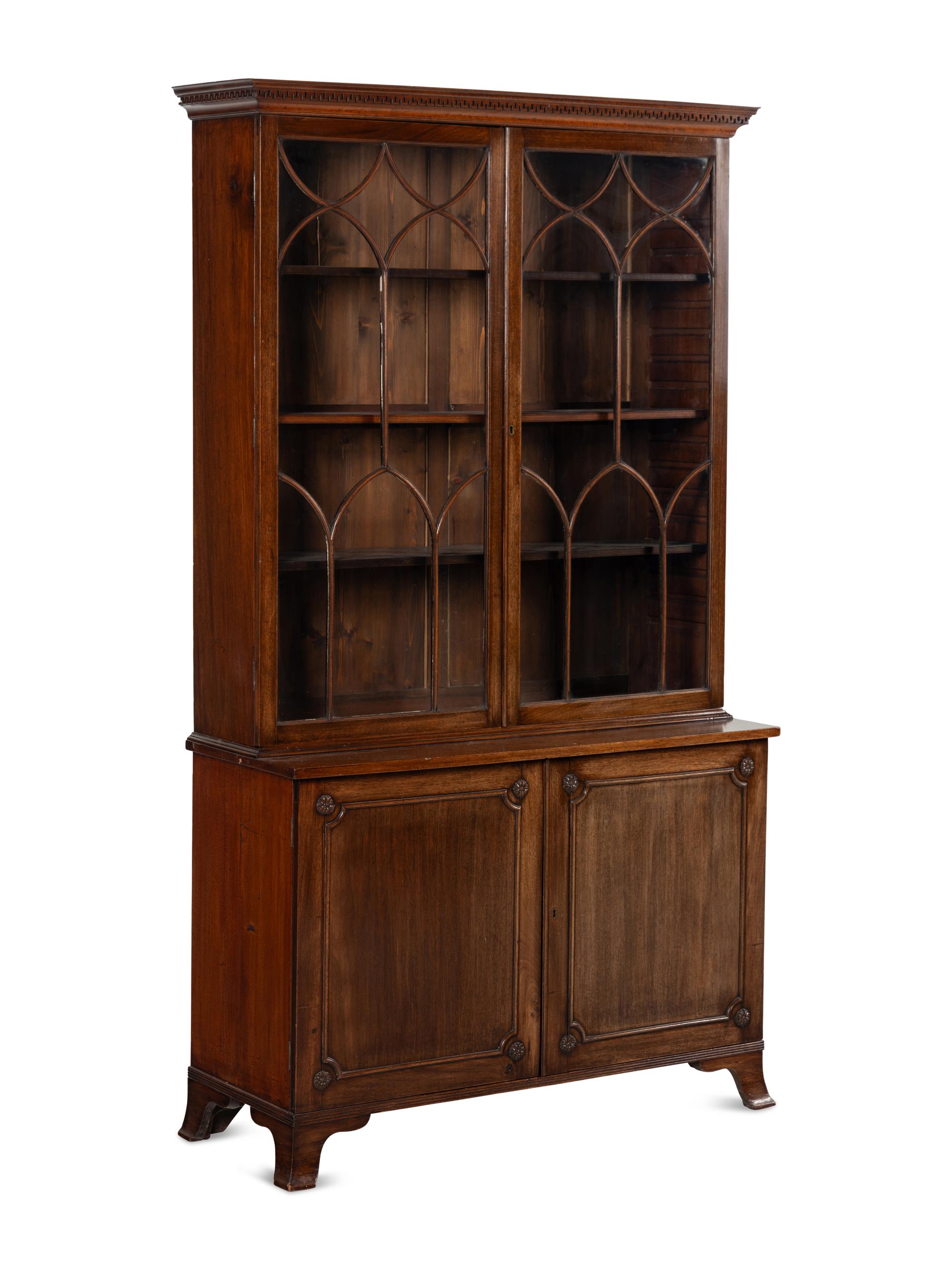 A George III Mahogany Bookcase