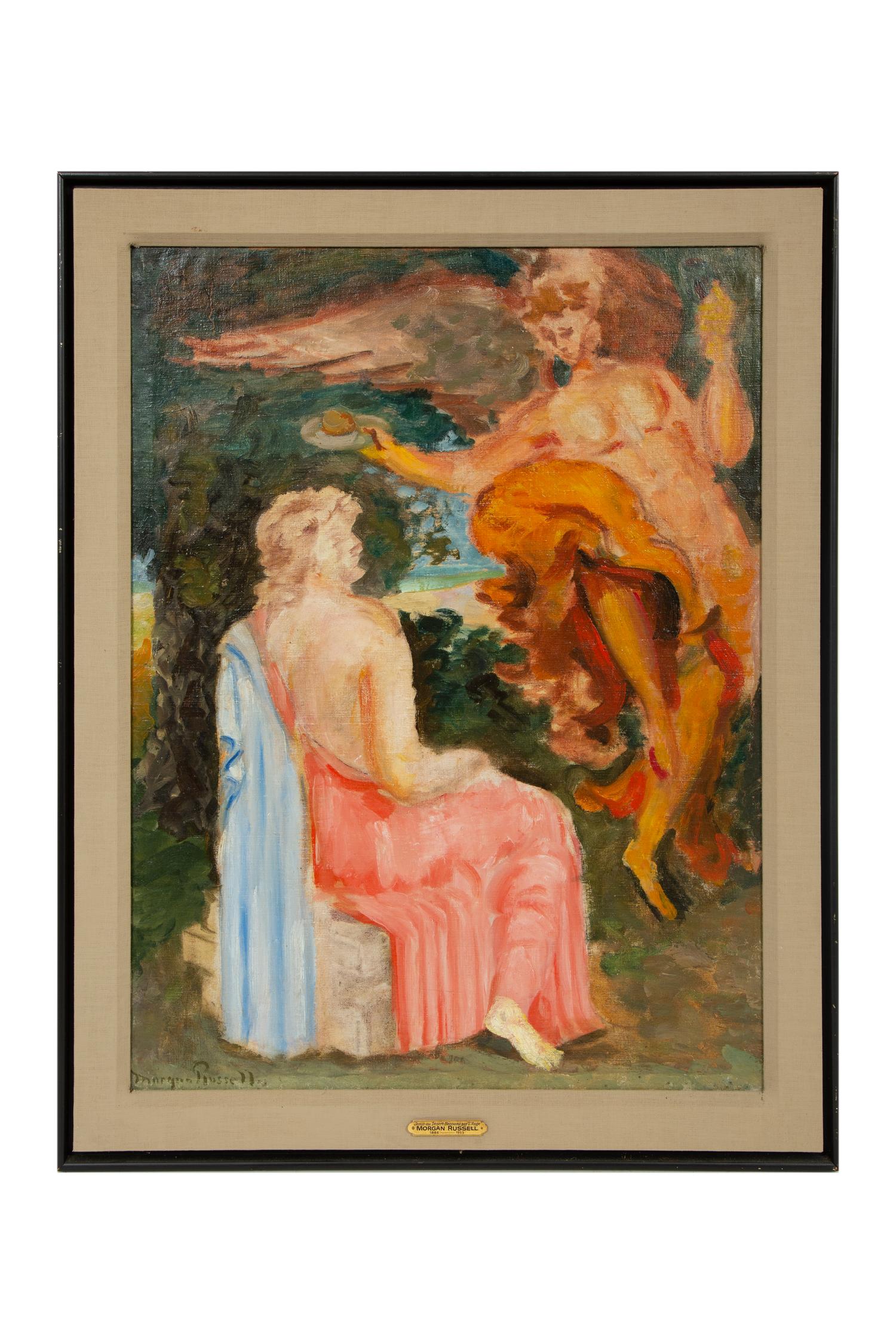 Jesus au desert secouru par l'ange ( or The Visitation)