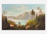 American School 19th century, View of the Hudson River