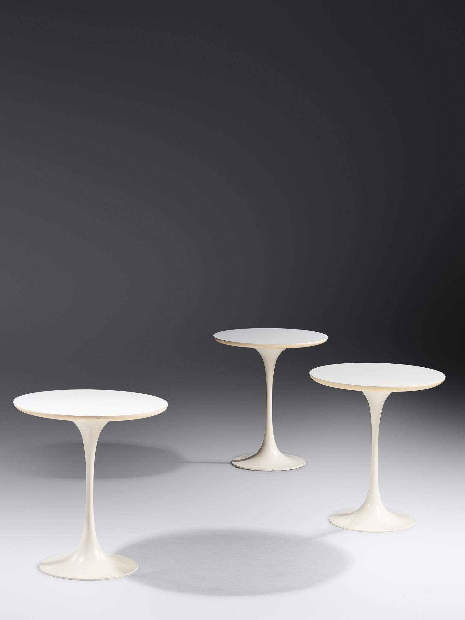Set of Three Tulip-Style Occasional Tables