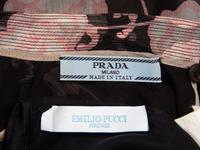 Prada & Pucci, Printed Blouse & Silk Skirt