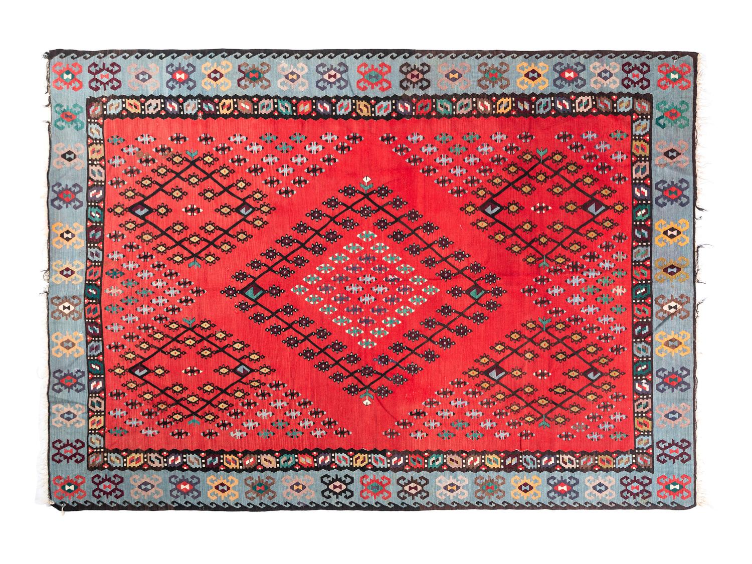 A Serbian-Turkish Wool Rug