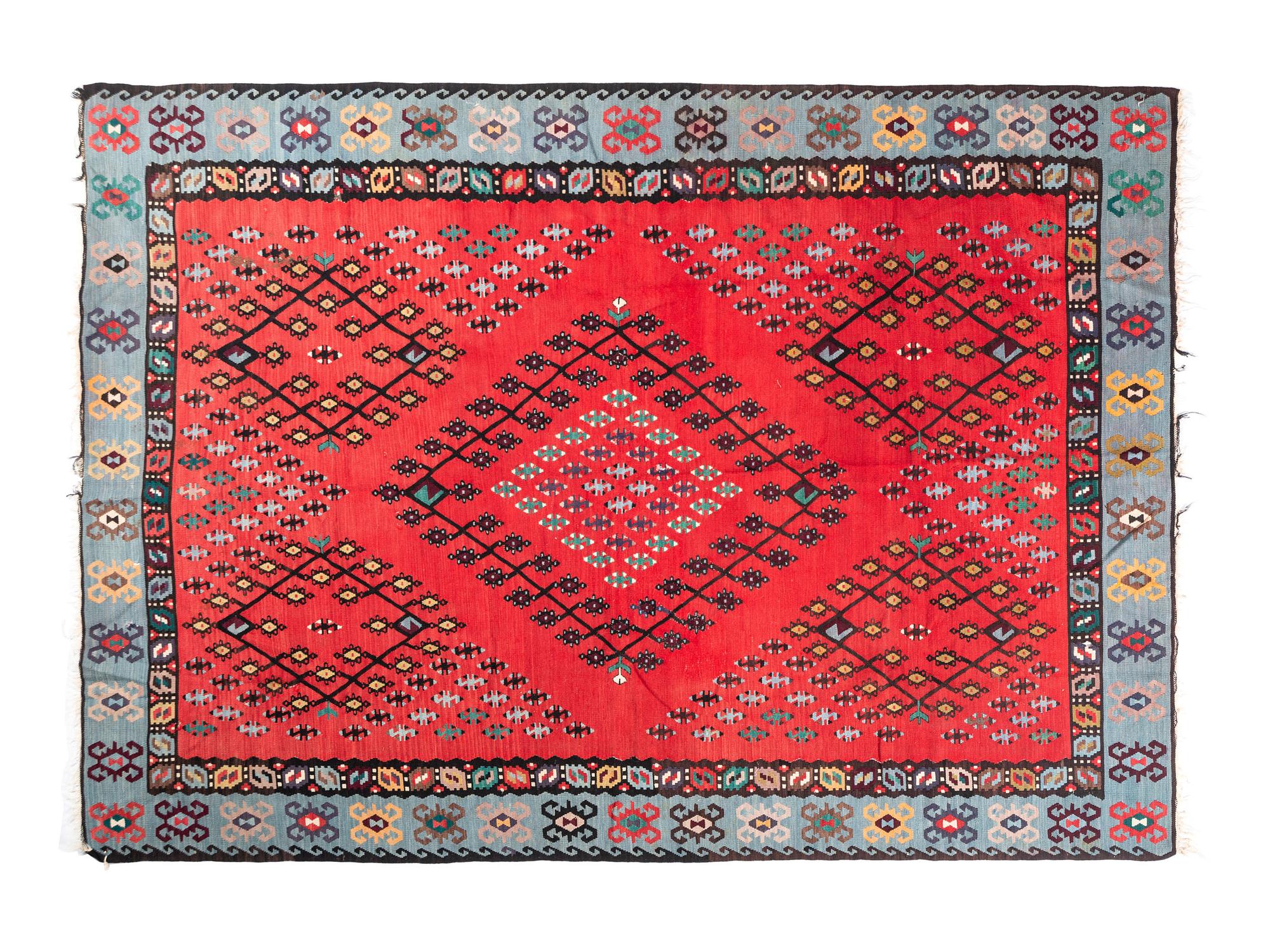 A Serbian-Turkish Wool Rug