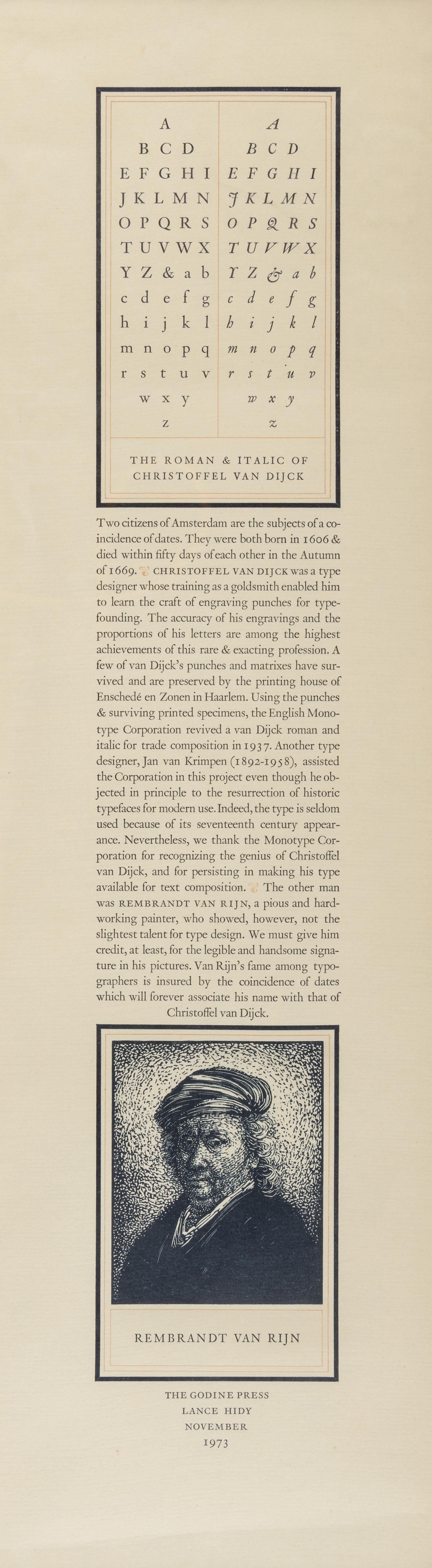 [PRINTING HISTORY] -- [LEAVES AND EPHEMERA]. A group of ephemera and leaves, comprising: