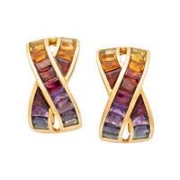 H. STERN, MULTIGEM 'X' EARRINGS