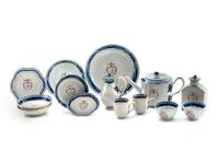 A Chinese Export Armorial Porcelain Tea Service — C. 1770