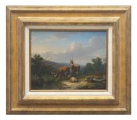 Deer in a Landscape , 1852