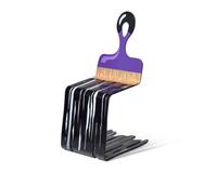 Grab a Chair (Black and Purple)