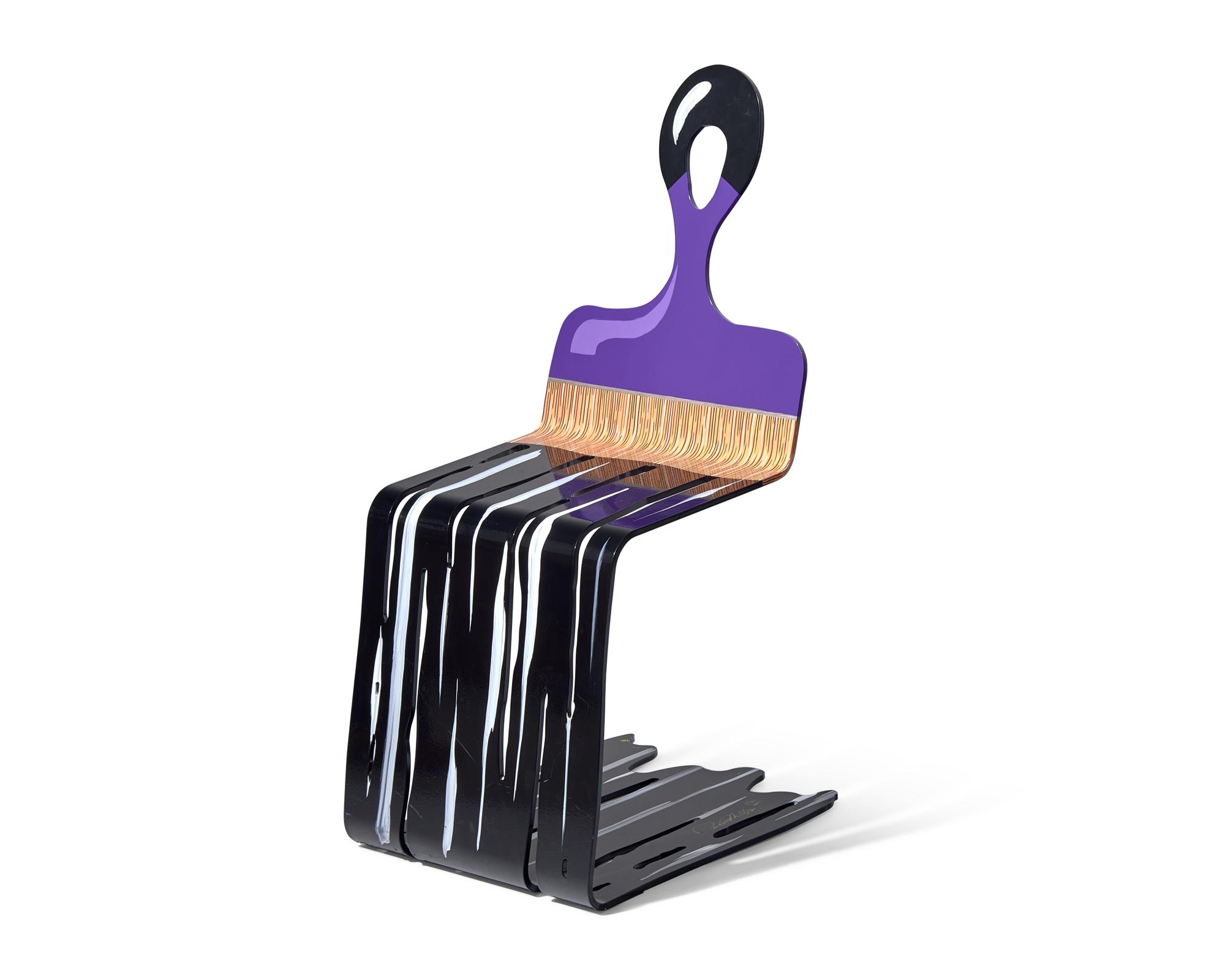 Grab a Chair (Black and Purple)