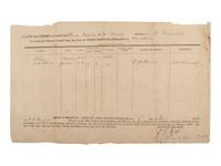 [ENSLAVEMENT]. Ship's manifest documenting the conveyance of two enslaved persons, January 1844.