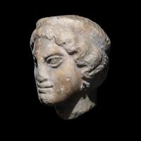 A Greek Marble Head of a Kore