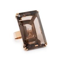 SMOKEY QUARTZ RING