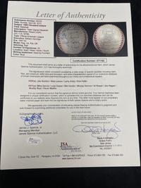 A 1950 Cleveland Indians Team Signed Autograph Baseball (JSA Letter of Authenticity),
