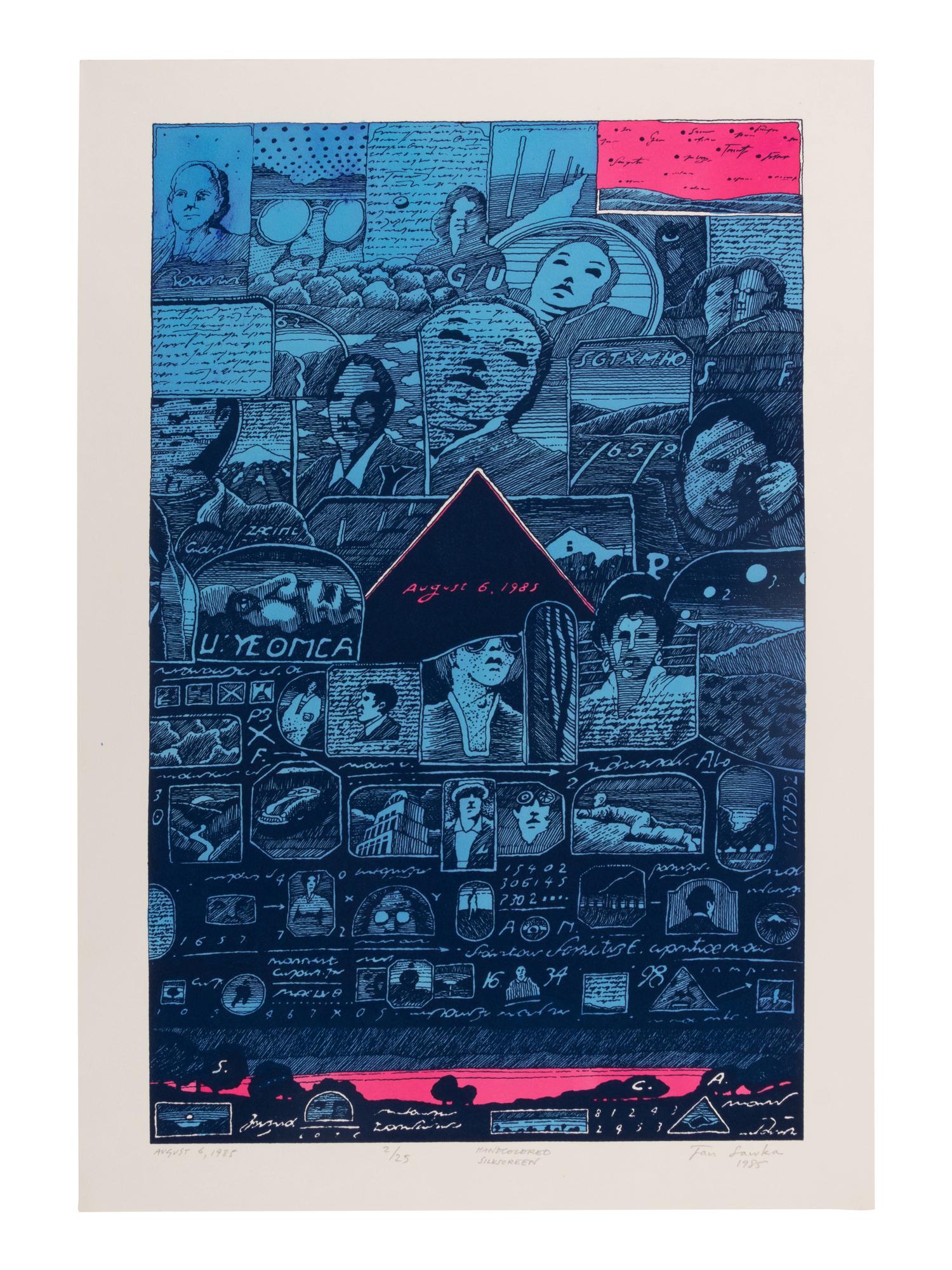 Eight Silk Screens (complete portfolio including cloth case)