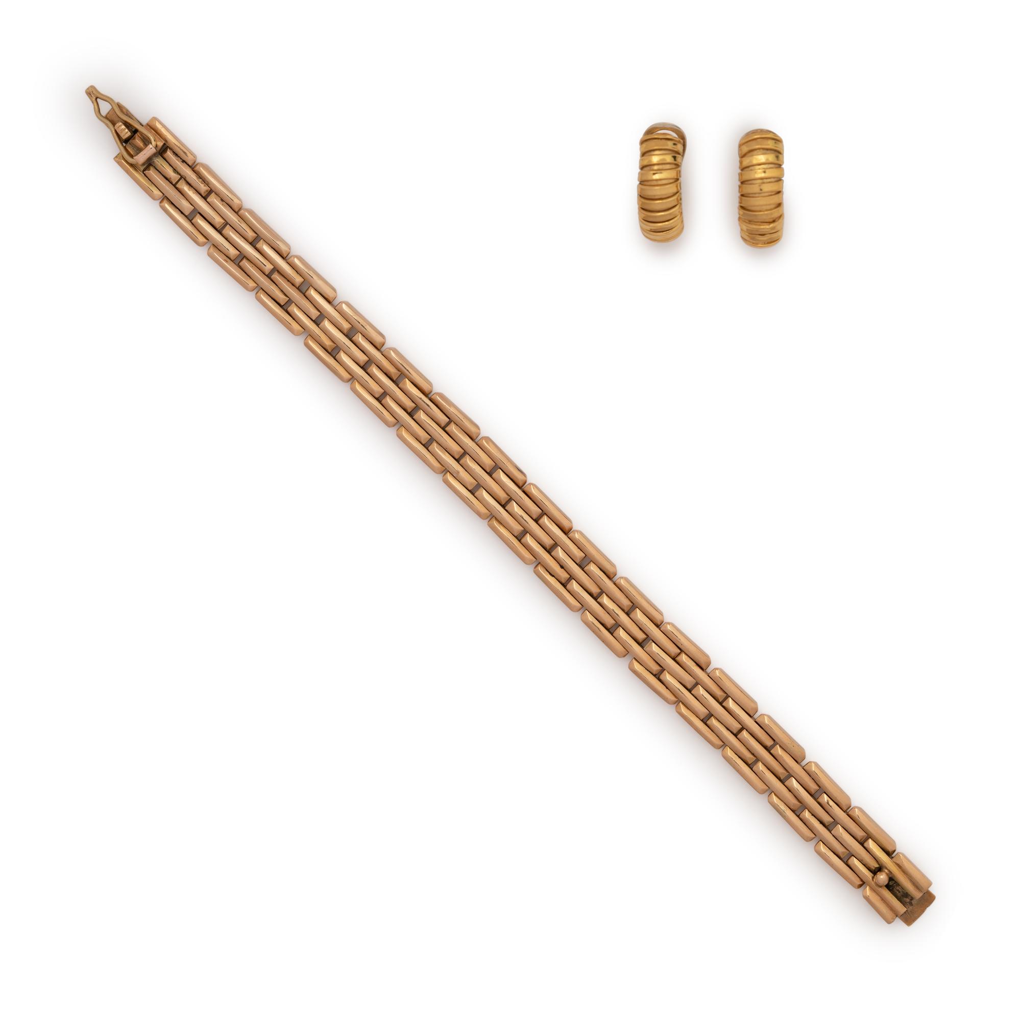 COLLECTION OF YELLOW GOLD JEWELRY