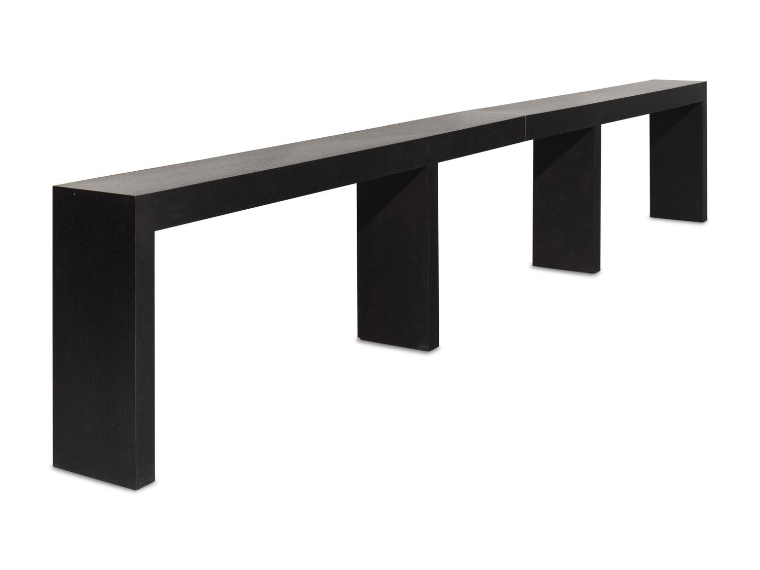 A Custom Ebonized Console Table