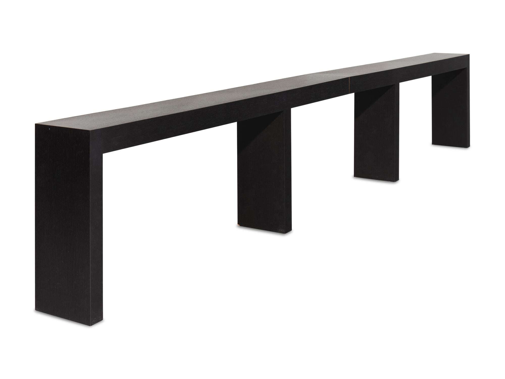 A Custom Ebonized Console Table
