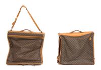 Two Louis Vuitton Garment Bags Largest height 21 x width 22 x depth 6 inches. — 20TH CENTURY