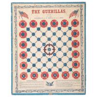 The Guerillas . Salem, MA: G.M. Whipple & A.A. Smith, 1863. Boston, MA: William M. Kendall, printer. A Civil War game of strategy.