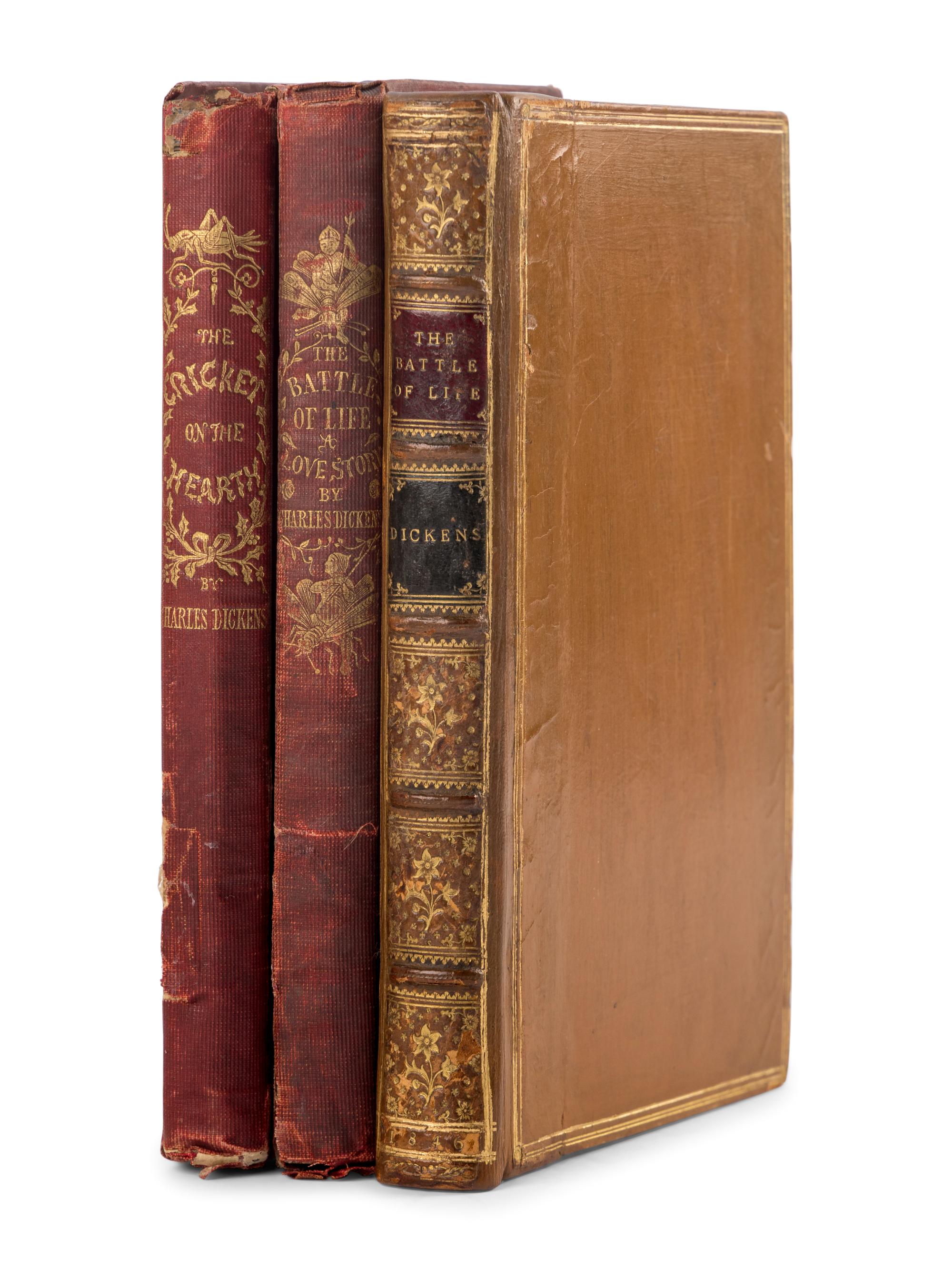 DICKENS, Charles (1812-1870). A group 3 Christmas Books, comprising: