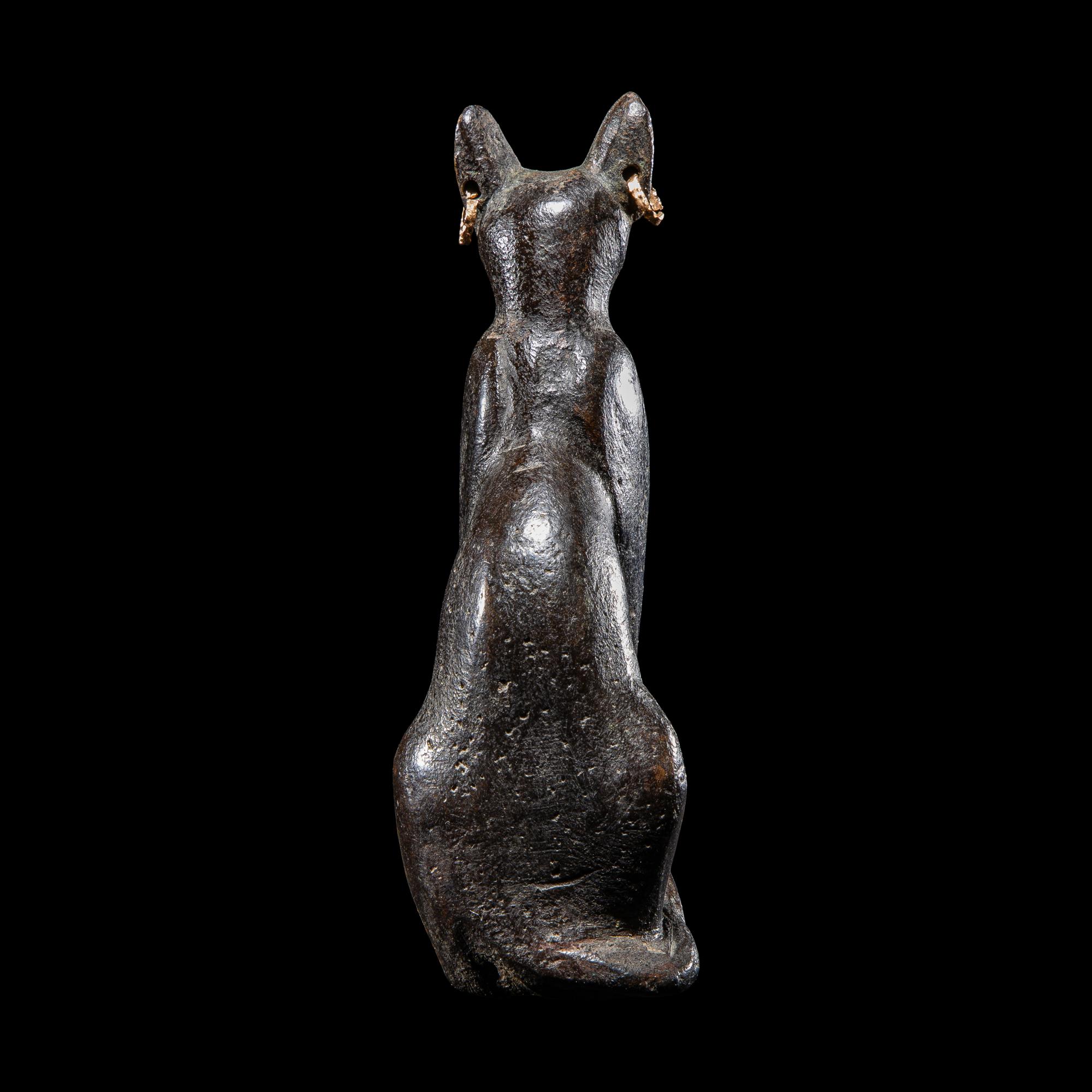 An Egyptian Bronze Cat