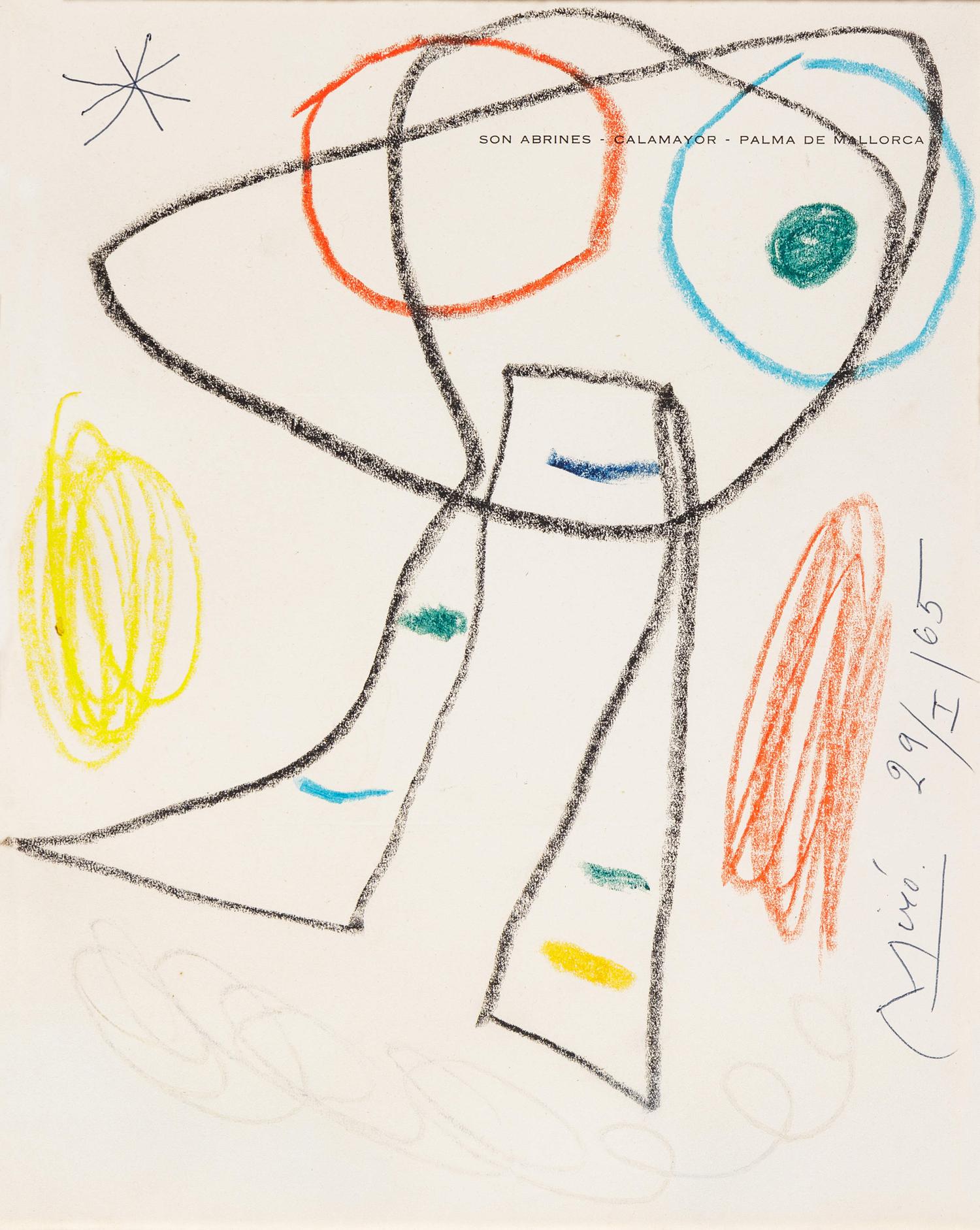 Untitled ( on the title page of Son Abrines-Calamayor- Palma de Mallorca), 1965