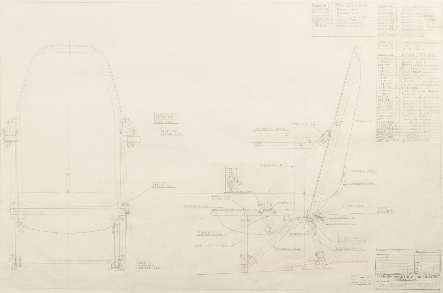 Untitled (Group of Six Mechanical Sketches)