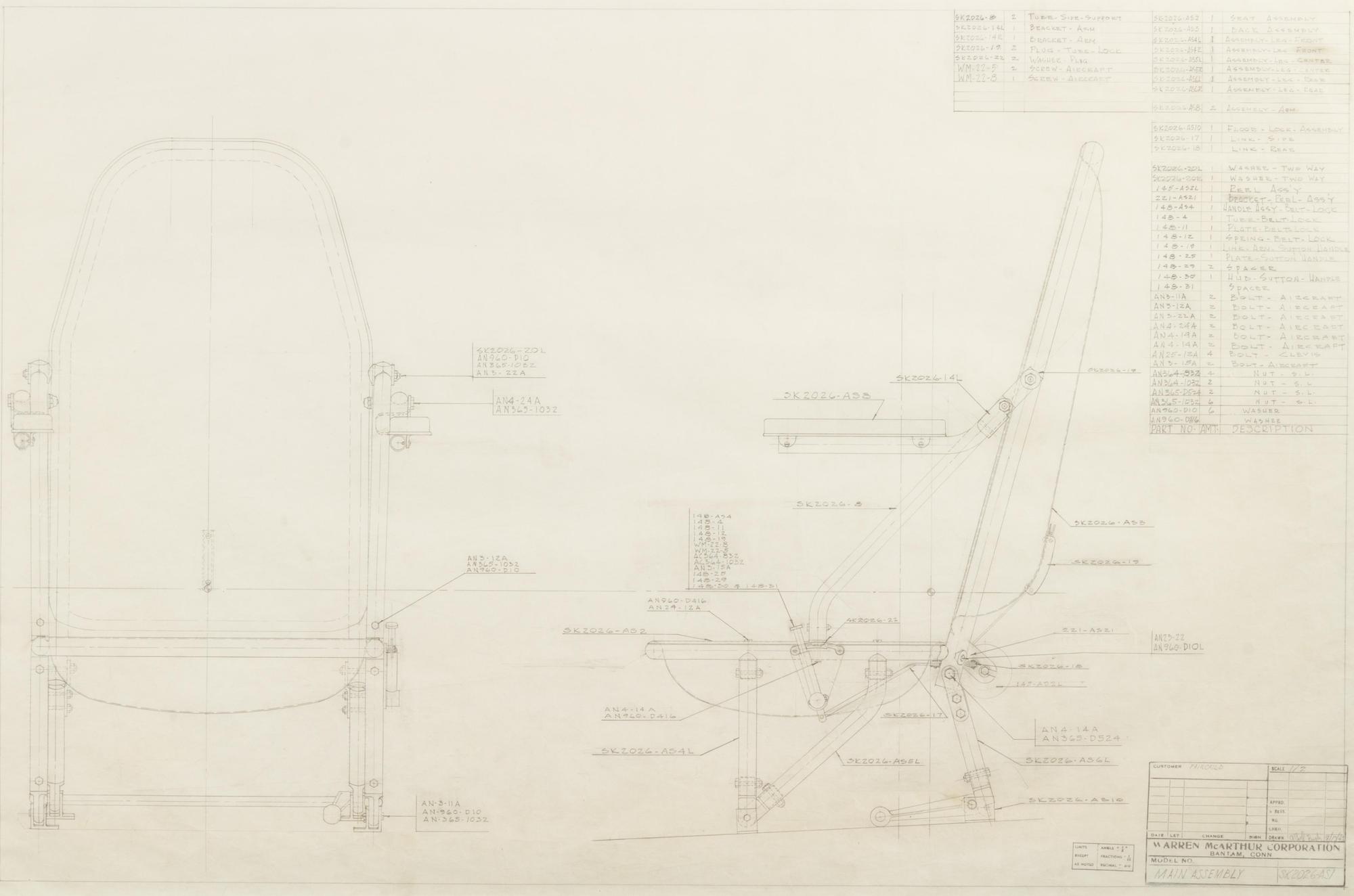 Untitled (Group of Six Mechanical Sketches)