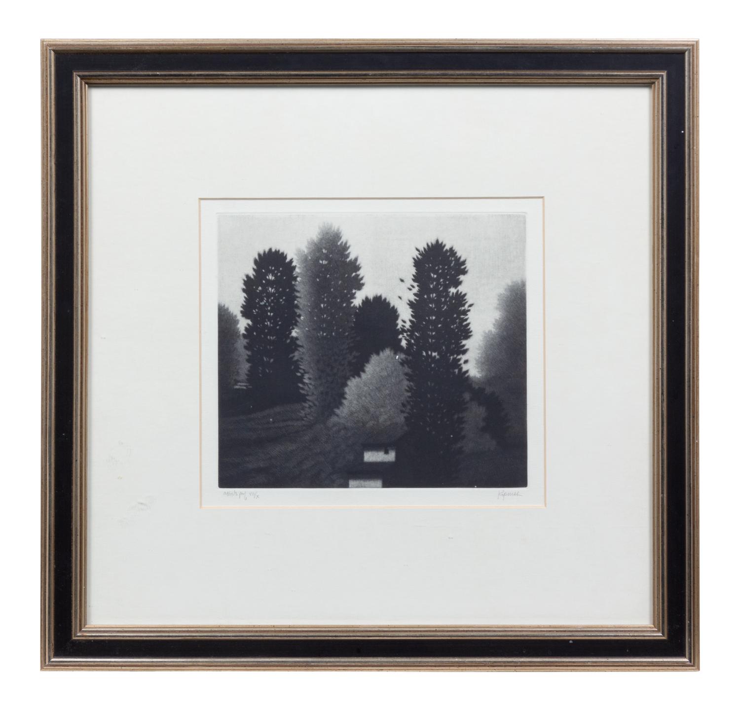 Robert Kipniss (American, b. 1931) Untitled (Tall Trees)…