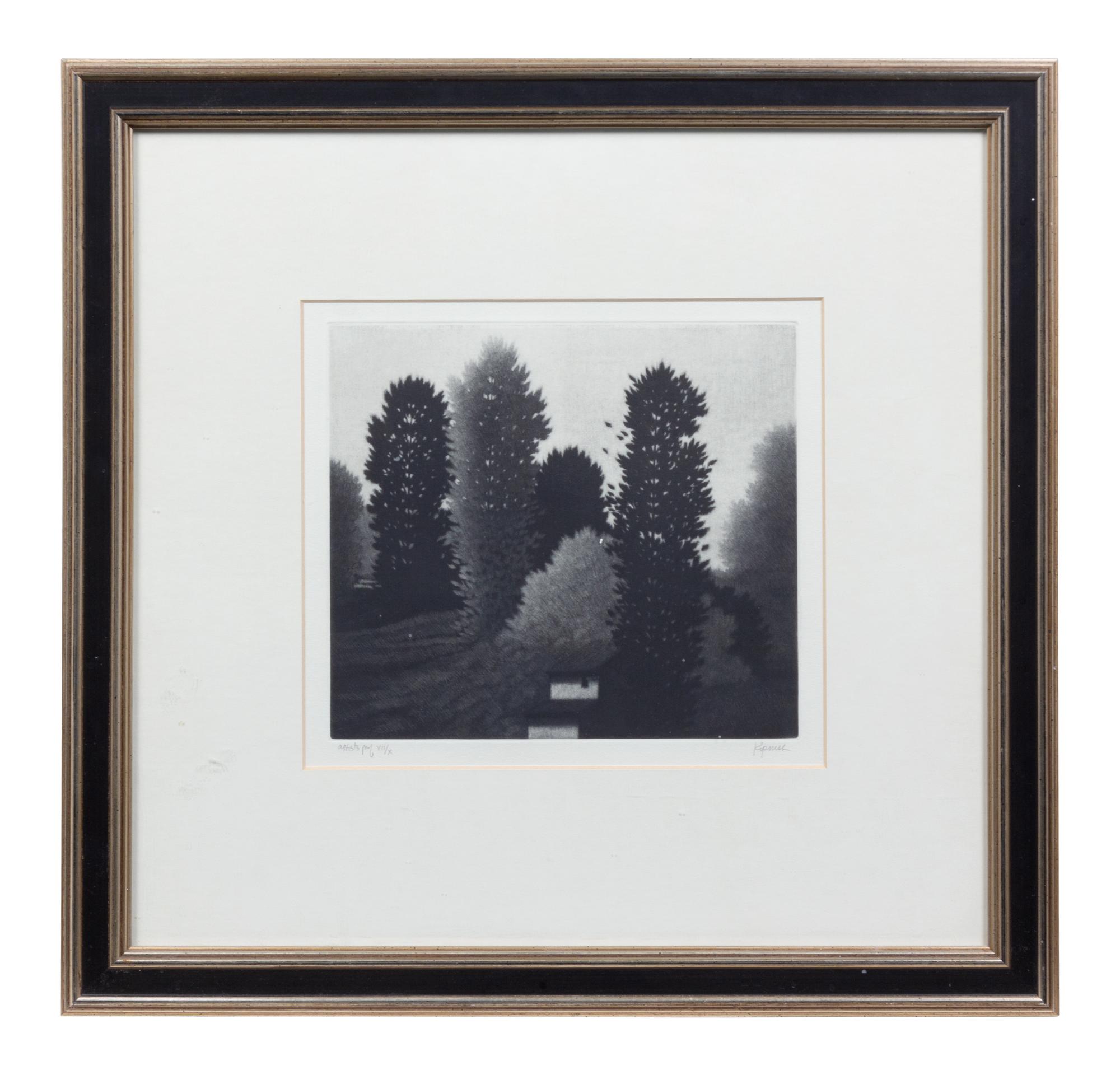 Robert Kipniss (American, b. 1931) Untitled (Tall Trees)…