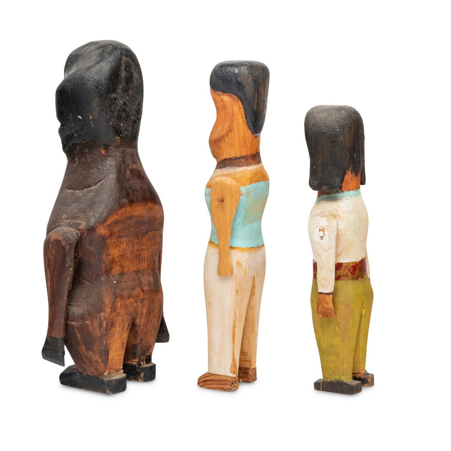 A Group of Three Articulated Figures, 1976-77